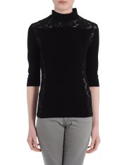 BLUMARINE - Kurzarmpulli
