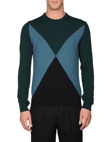 Three-Color Argyle Sweater