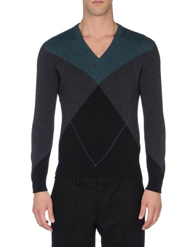 Cashmere Argyle V-Neck