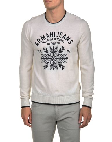 ZOOM ARMANI JEANS - Crewneck sweater