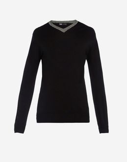 Y-3 - Maglia collo a v