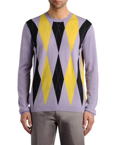 Elongated Argyle Sweater