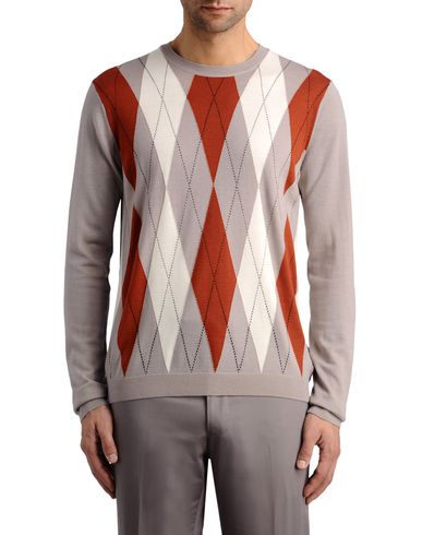 Elongated Argyle Sweater