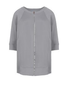Sweatshirt mit Zipp - MM6 by MAISON MARTIN MARGIELA