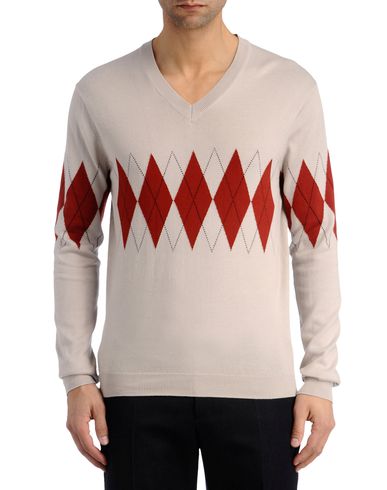 Argyle Band V-Neck
