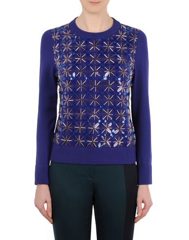 Embroidered Silk Sweater