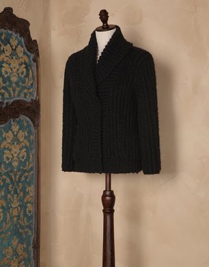 ALPACA WOOL CARDIGAN - Cardigans - Dolce&Gabbana - Winter 2014 ALPACA WOOL CARDIGAN - Cardigans - Dolce&Gabbana - Winter 2014