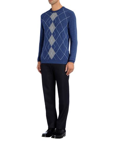 Argyle Front Fine Knit Jumper