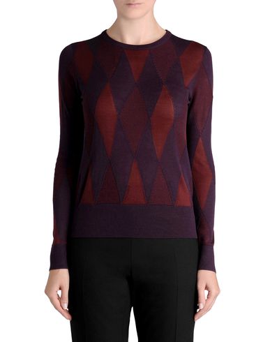Textured Argyle Knit Top