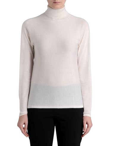 Fine Knit Two Tone Roll Neck