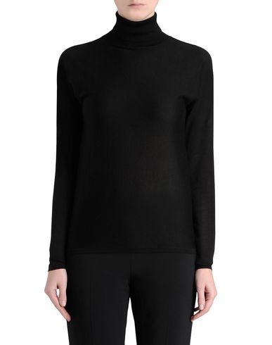 Fine Knit Two Tone Roll Neck