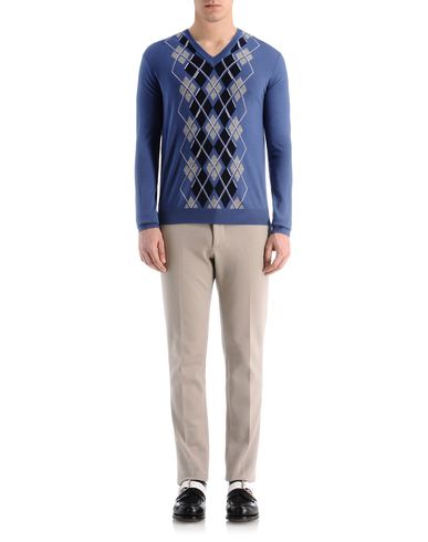 Classic Argyle Front Merino Sweater