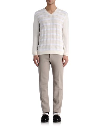 Ottoman Stripe Tartan Effect Sweater