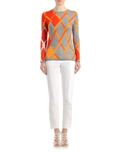 Linked argyle cashmere sweater
