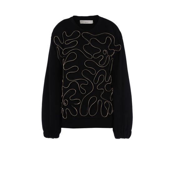 Stella McCartney, Pullover mit verschnörkelten Reißverschlüssen