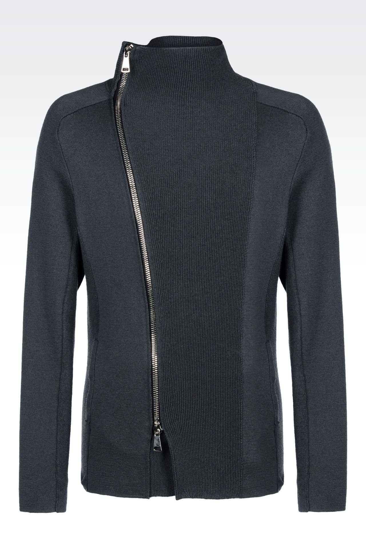 Emporio Armani Men FULL ZIP KNIT JACKET, - Armani.com