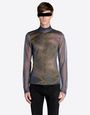 MAISON MARGIELA 10 Psychedelic zig-zag printed knit turtleneck