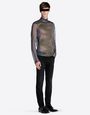 MAISON MARGIELA 10 Psychedelic zig-zag printed knit turtleneck