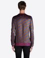 MAISON MARGIELA 10 Psychedelic 'Spiral' printed Lurex jumper