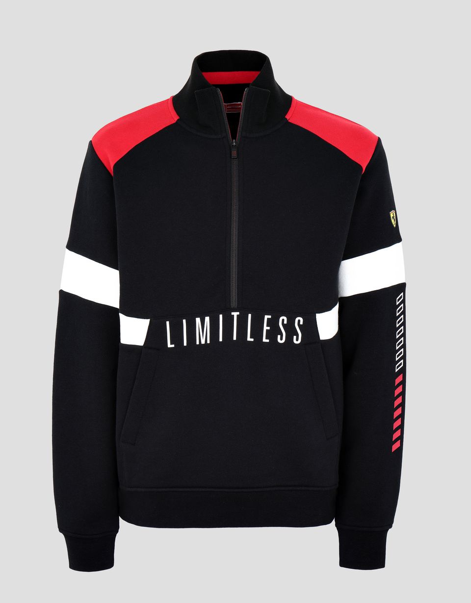 scuderia ferrari online store - 男士 limitless 印纹卫衣 - 半开领