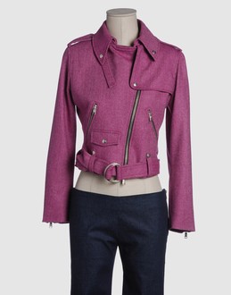 Jc de castelbajac Women - Coats & jackets - Jacket Jc de castelbajac on YOOX :  wool jacket pink coat
