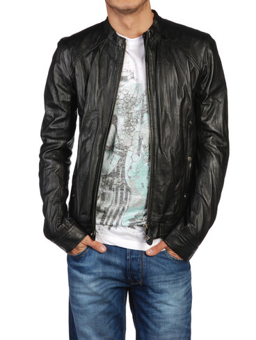 DIESEL - Leather jackets - LADERRY 00WLT
