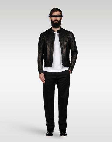 Manteau cuir