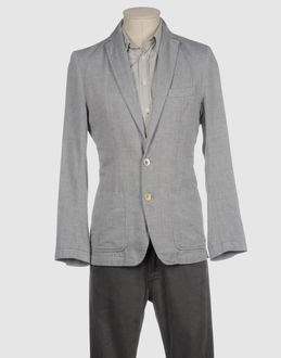 Veste droite Toile Pinces Col avec revers 2 boutons Petite poche unique Deu