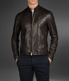 ARMANI COLLEZIONI - Leather jacket
