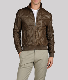 ARMANI COLLEZIONI - Leather jacket