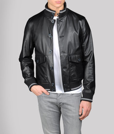 ARMANI JEANS - Leather jacket