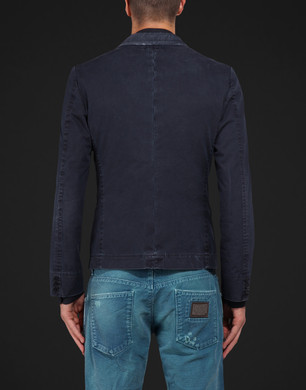 Deconstruted gabardine blazer - Blazers - Dolce&Gabbana - Summer 2014 Deconstruted gabardine blazer - Blazers - Dolce&Gabbana - Summer 2014