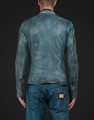 Leather Biker jacket - Leather outerwear - Dolce&Gabbana - Summer 2014 Leather Biker jacket - Leather outerwear - Dolce&Gabbana - Summer 2014