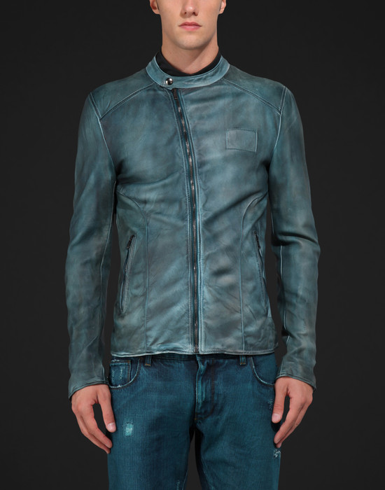 Leather Biker jacket - Leather outerwear - Dolce&Gabbana - Summer 2014 Leather Biker jacket - Leather outerwear - Dolce&Gabbana - Summer 2014