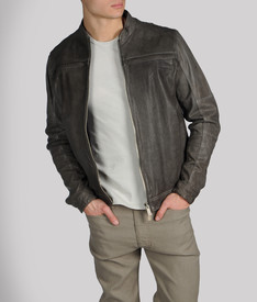 ARMANI JEANS - Leather jacket