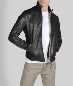 ARMANI JEANS - Leather jacket