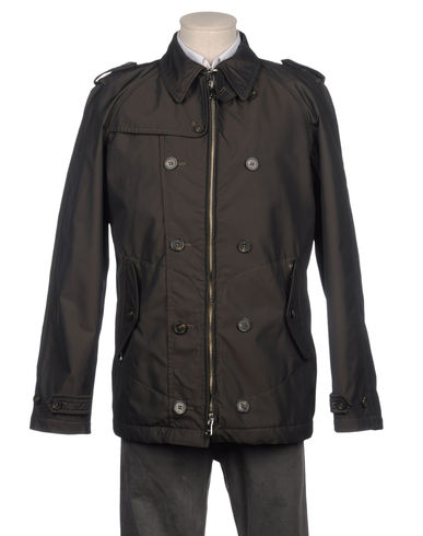 ZOOM GREY DANIELE ALESSANDRINI - Mid-length jacket
