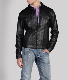 ARMANI JEANS - Leather jacket