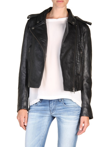 DIESEL - Leather jackets - L-MARLENE