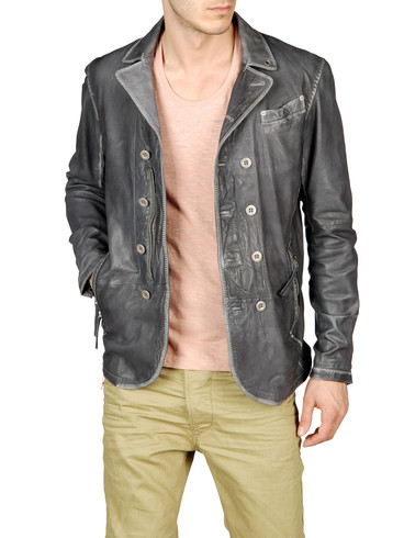 DIESEL - Leather jackets - LOFN