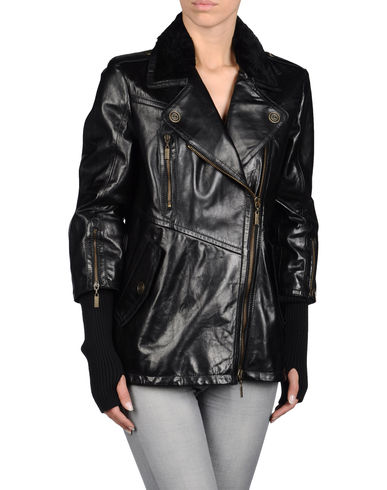 ZOOM JUST CAVALLI - Leather outerwear