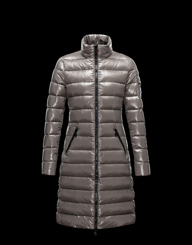 MONCLER Women - Autumn-Winter 13/14 OUTERWEAR - Coat - Moka