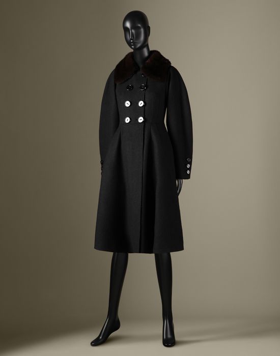 DOUBLE-BREASTED COAT - Coats - Dolce&Gabbana - Winter 2014 DOUBLE-BREASTED COAT - Coats - Dolce&Gabbana - Winter 2014