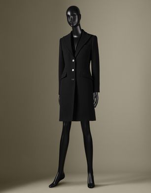 TAILORED CREPE COAT - Coats - Dolce&Gabbana - Winter 2015 TAILORED CREPE COAT - Coats - Dolce&Gabbana - Winter 2015