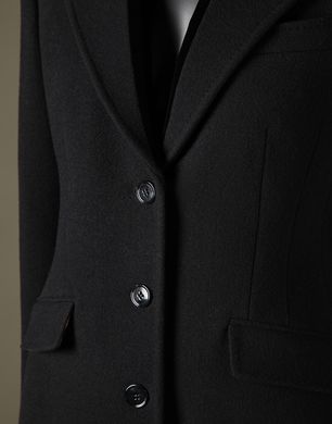 TAILORED CREPE COAT - Coats - Dolce&Gabbana - Winter 2014 TAILORED CREPE COAT - Coats - Dolce&Gabbana - Winter 2014