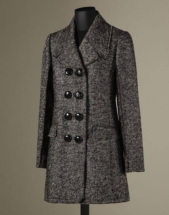 DOUBLE-BREASTED COAT - Coats - Dolce&Gabbana - Winter 2014 DOUBLE-BREASTED COAT - Coats - Dolce&Gabbana - Winter 2014
