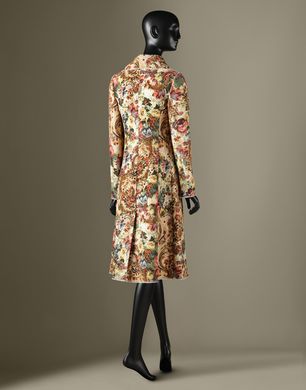 TAPESTRY PRINT COAT - Coats - Dolce&Gabbana - Winter 2014 TAPESTRY PRINT COAT - Coats - Dolce&Gabbana - Winter 2014