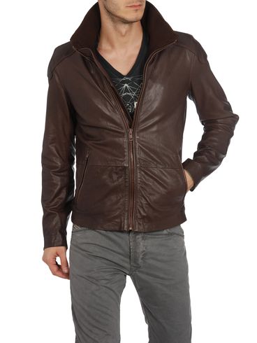 DIESEL - Leather jackets - LITERAL 00WNY
