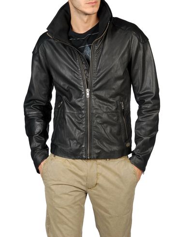 DIESEL - Leather jackets - LITERAL 00WNY