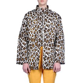 STELLA McCARTNEY, Mid, Voile Bonded Leopard Print Caddington Jacket